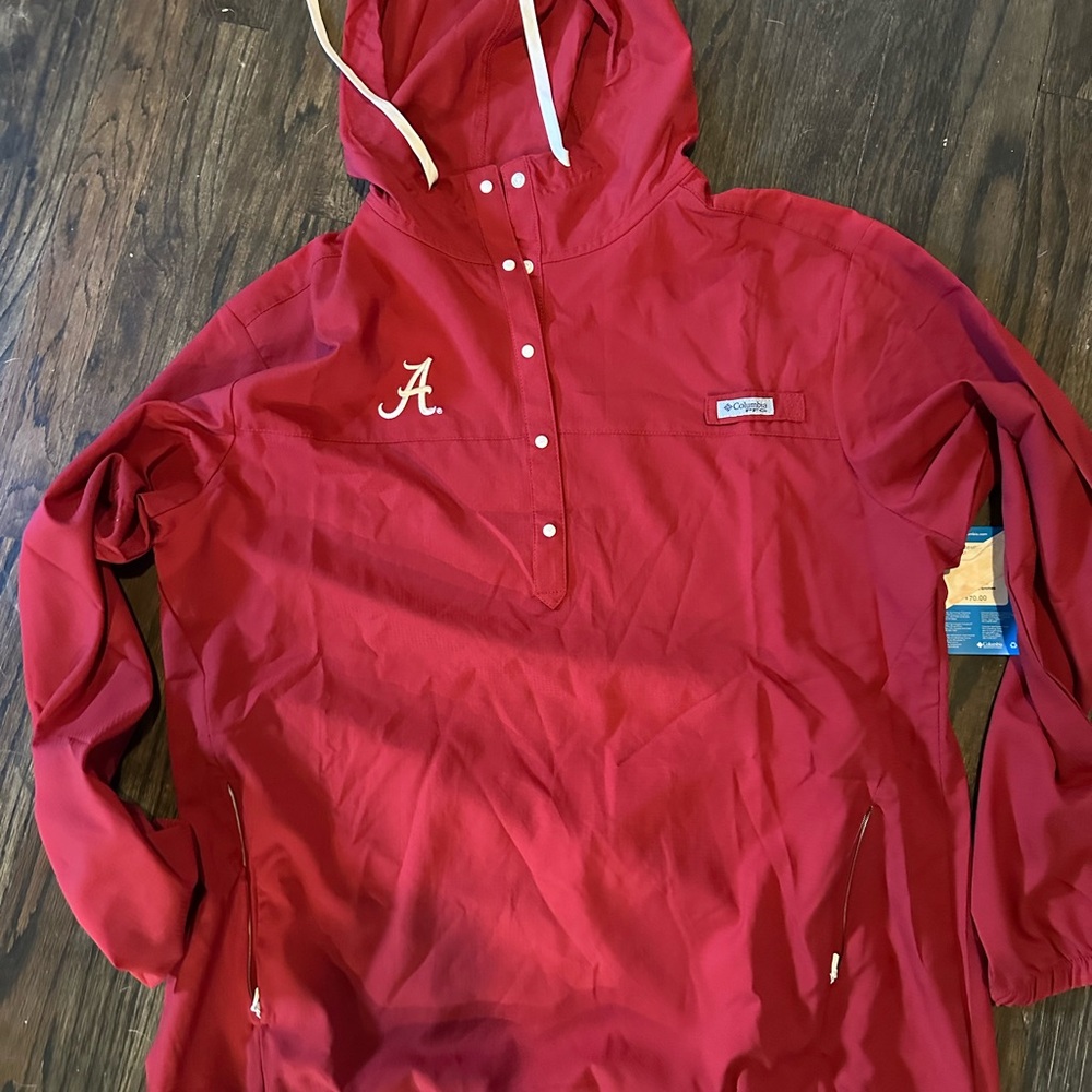 Columbia Women's Red Pullover Hooded Anorak